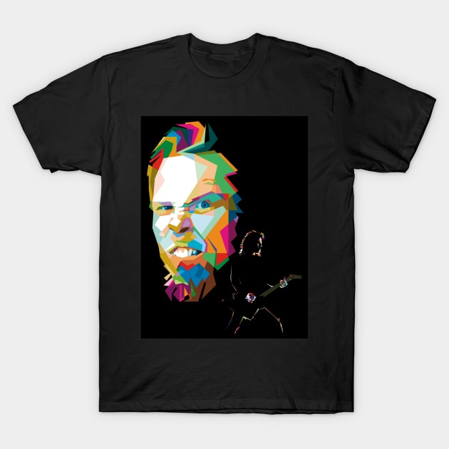 james hetfied WPAP T-Shirt by pucil03